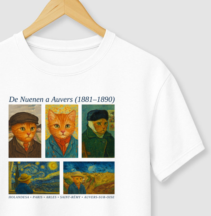 De Nuenen a Auvers — As Fases de Van Gogh em Versão Felina