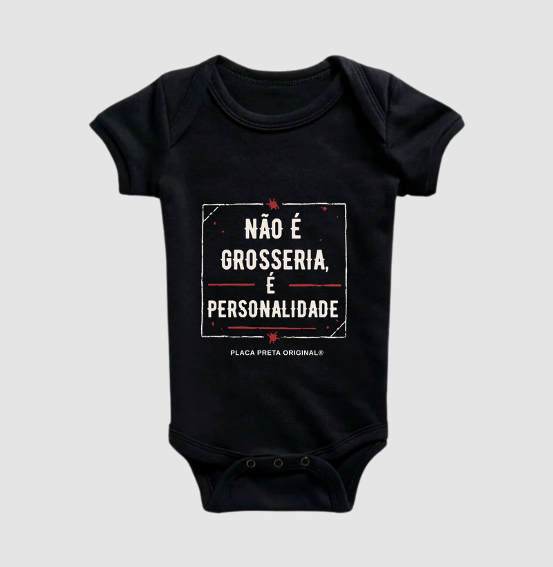 Placa Preta | Original de Fábrica | Não é Grosseria