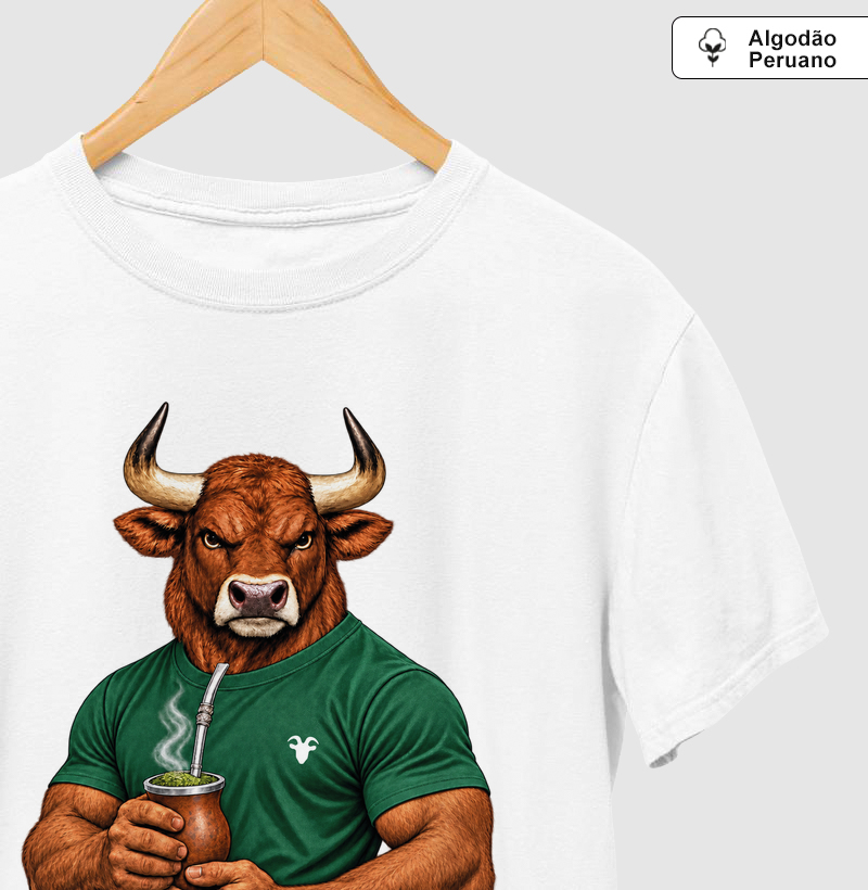 Camiseta Peruano Touro Gaúcho - Camiseta Algodão Peruano