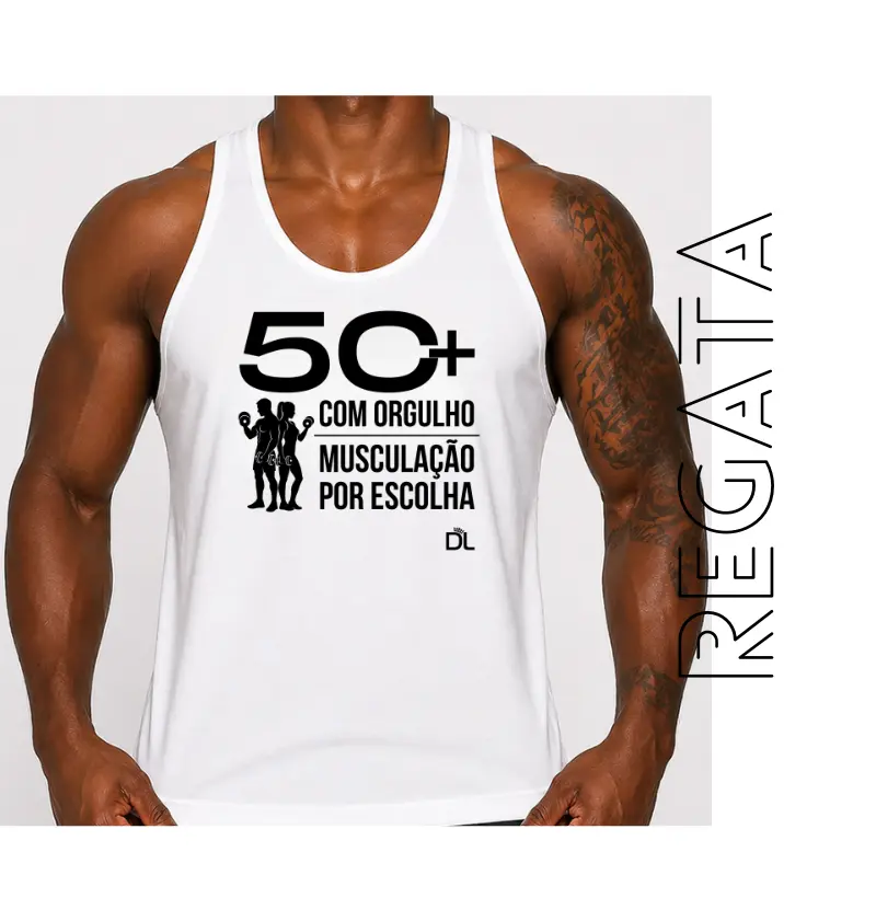 50 Mais Musculação - Regata