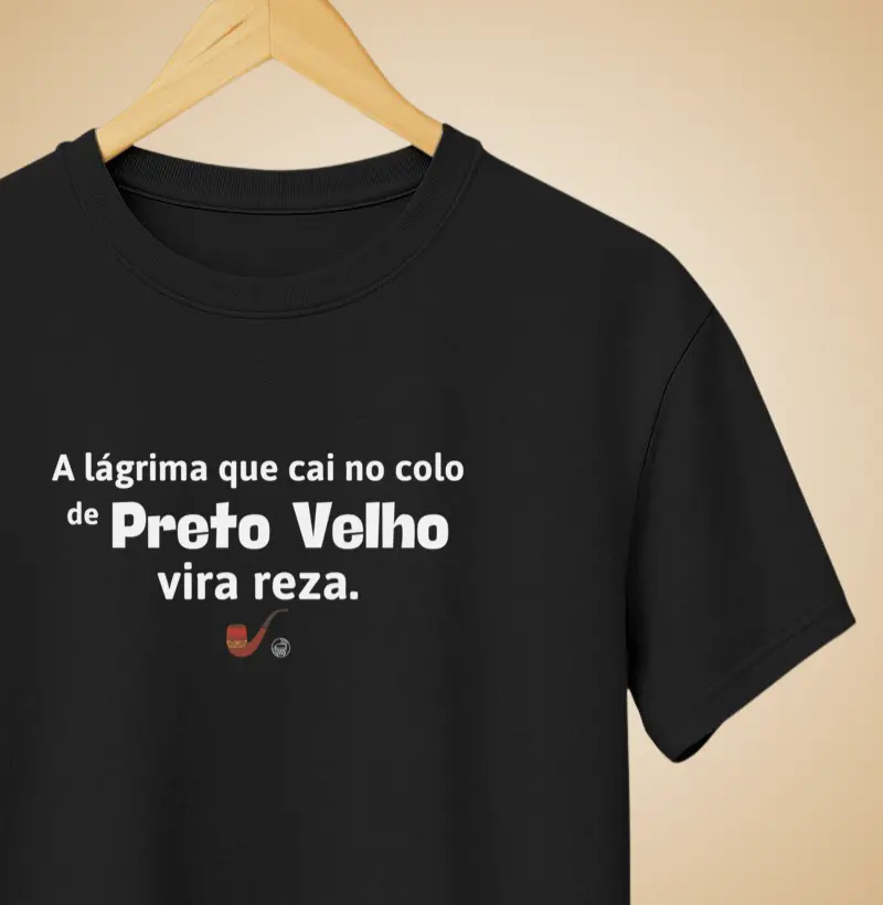 A lágrima que cai no colo de Preto Velho vira reza