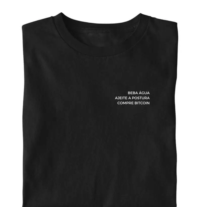 Camiseta Beba Agua Compre Bitcoin - 21Million