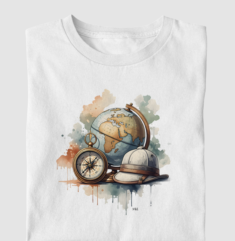 Camiseta Algodão Premium - Espírito Aventureiro  