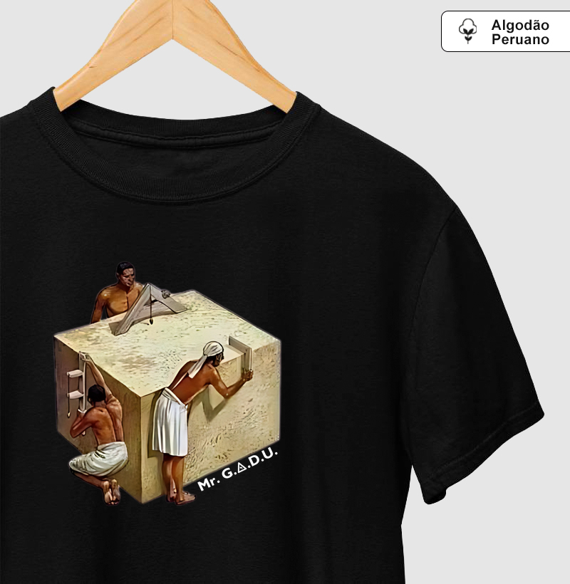 Camiseta Algodão Peruano Trabalhando a Pedra - Mr. GADU