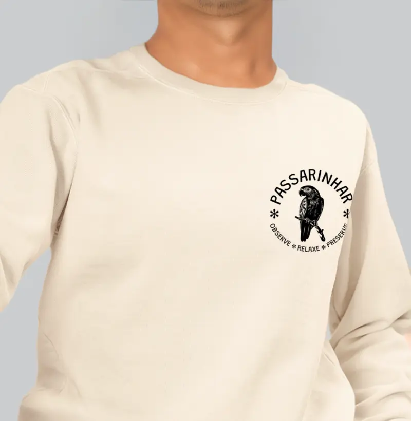 Mini Aves - Passarinhar Arara - Moletom