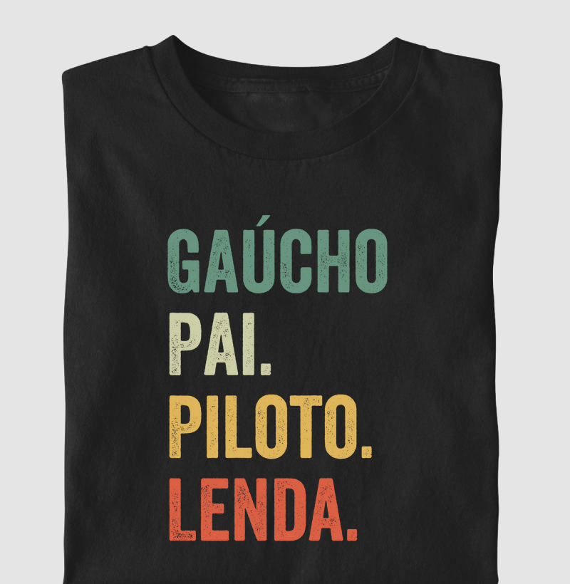 Gaúcho. Pai. Piloto. Lenda.