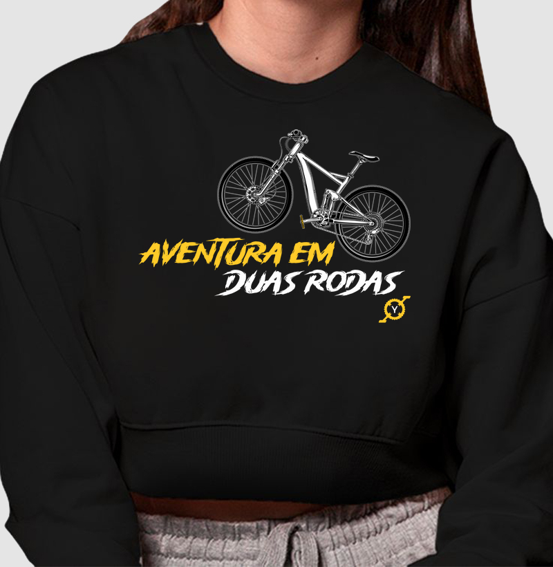 MOLETOM CROPPED YELLOWPEDAL AVENTURA
