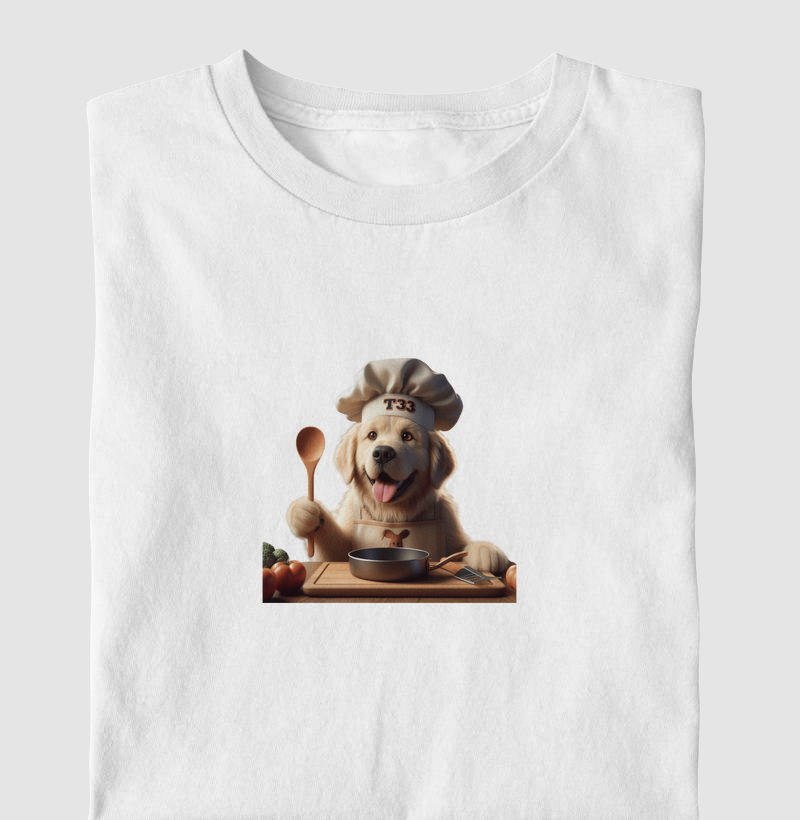 Cão Golden Retriever Chef