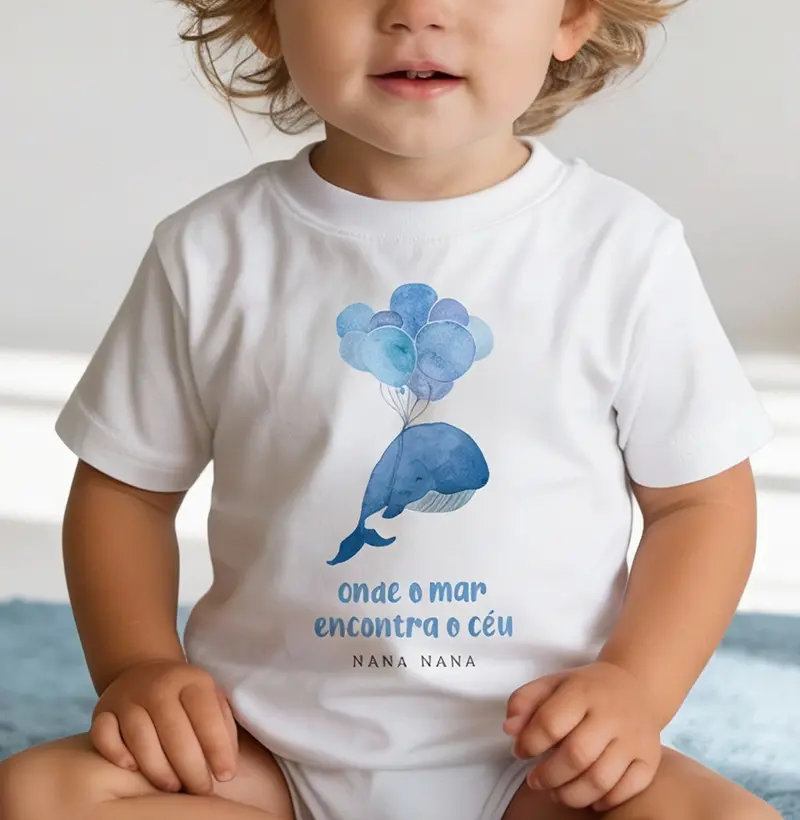 Onde o Mar Encontra o Céu - Baleia com Balões