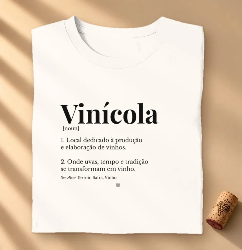 Camiseta Vinho - Vinícola — Wine Dictionary