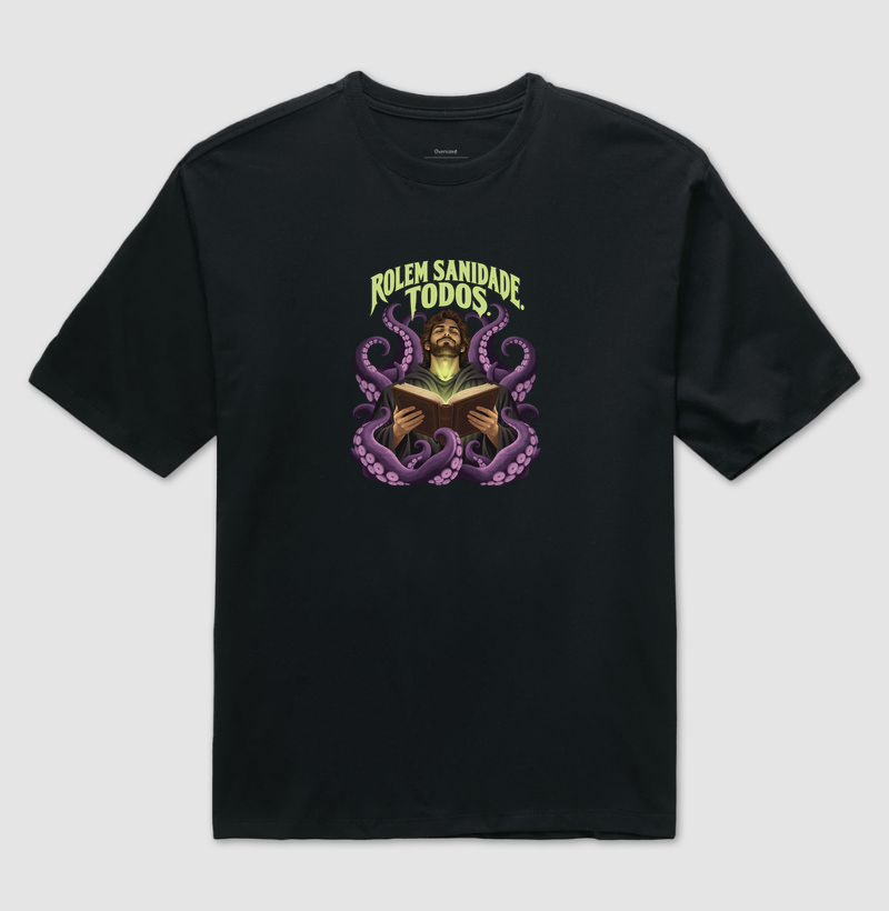 ROLEM SANIDADE. TODOS. - Camiseta Oversized