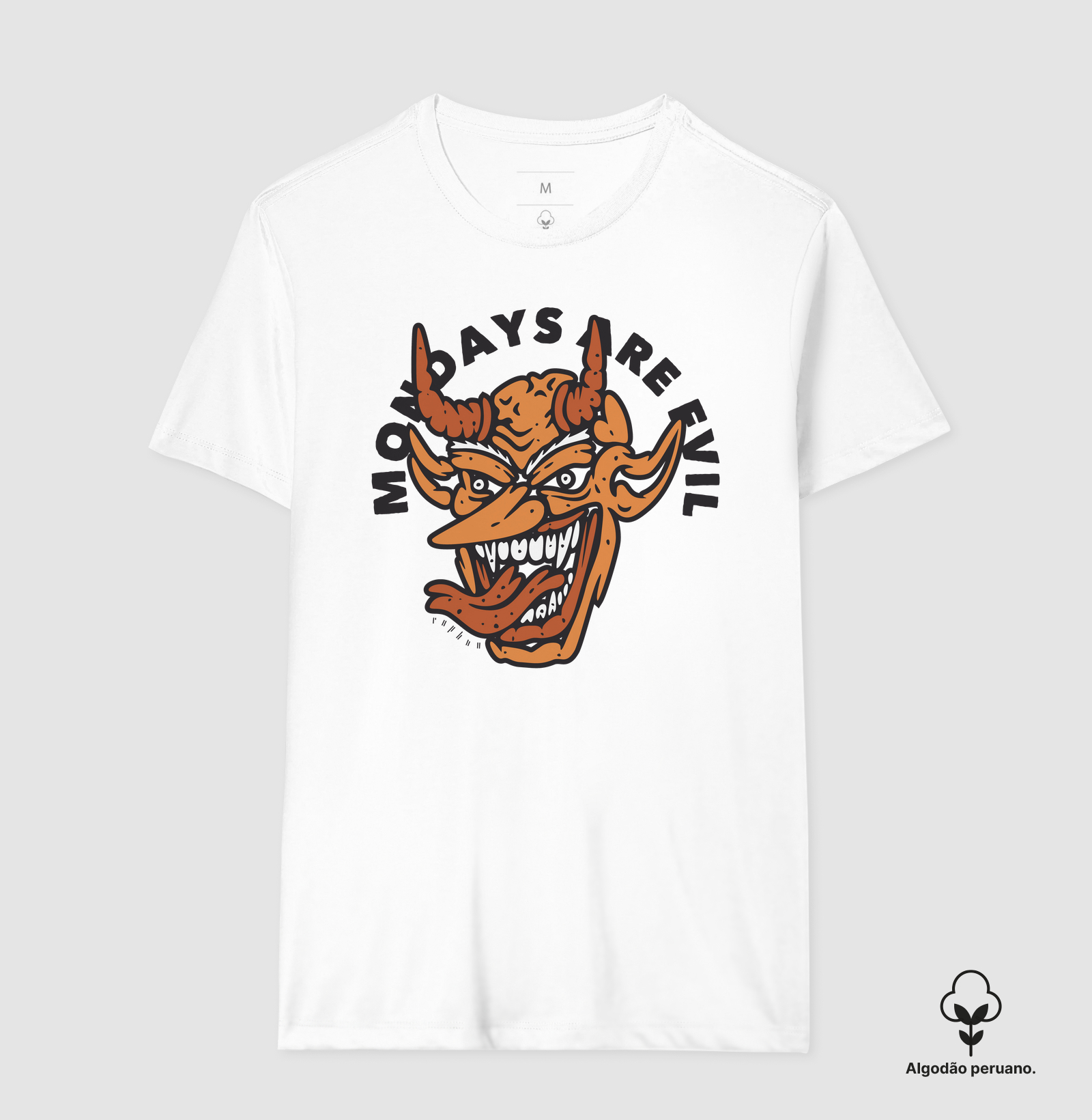 Mondays are evil (escrita em preto )