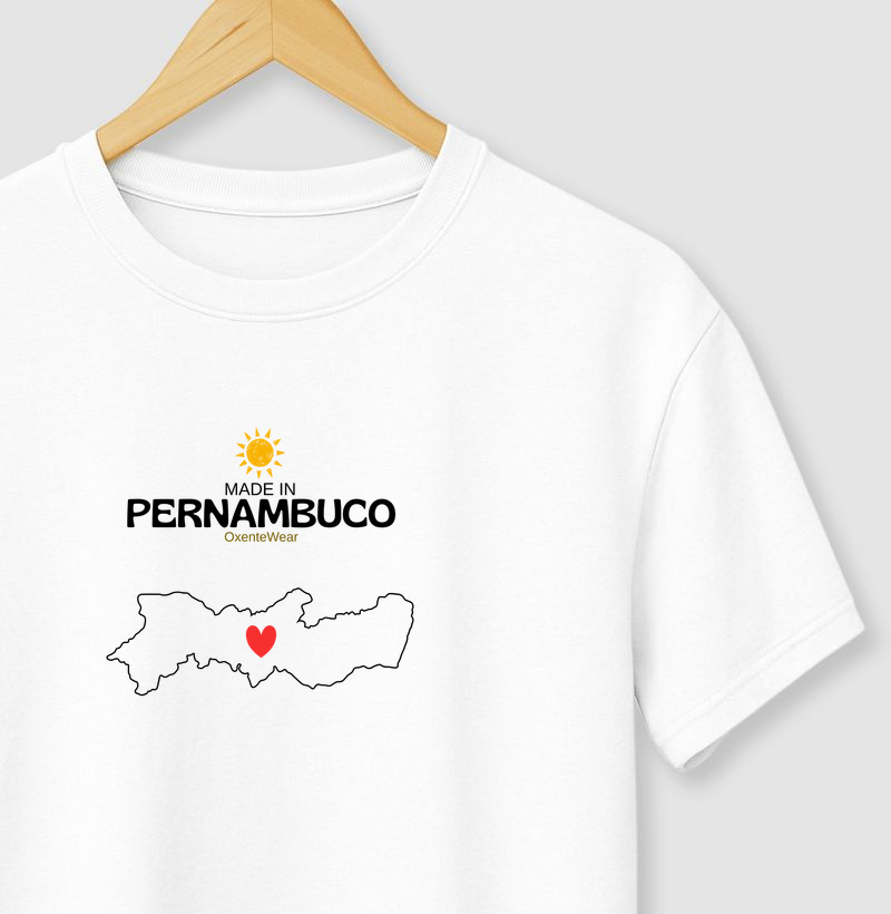 Camiseta Made in Pernambuco | OxenteWear