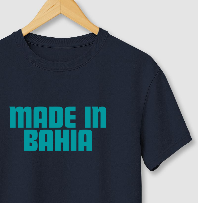 Camiseta Algodão MADE IN BAHA
