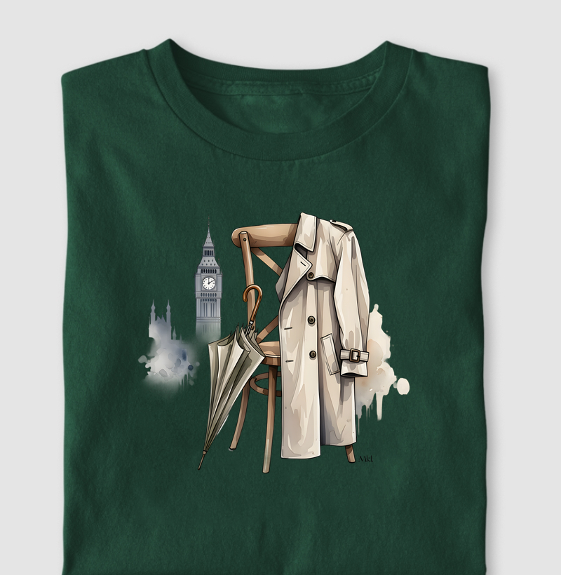 Camiseta Algodão Premium - Charme Londrino