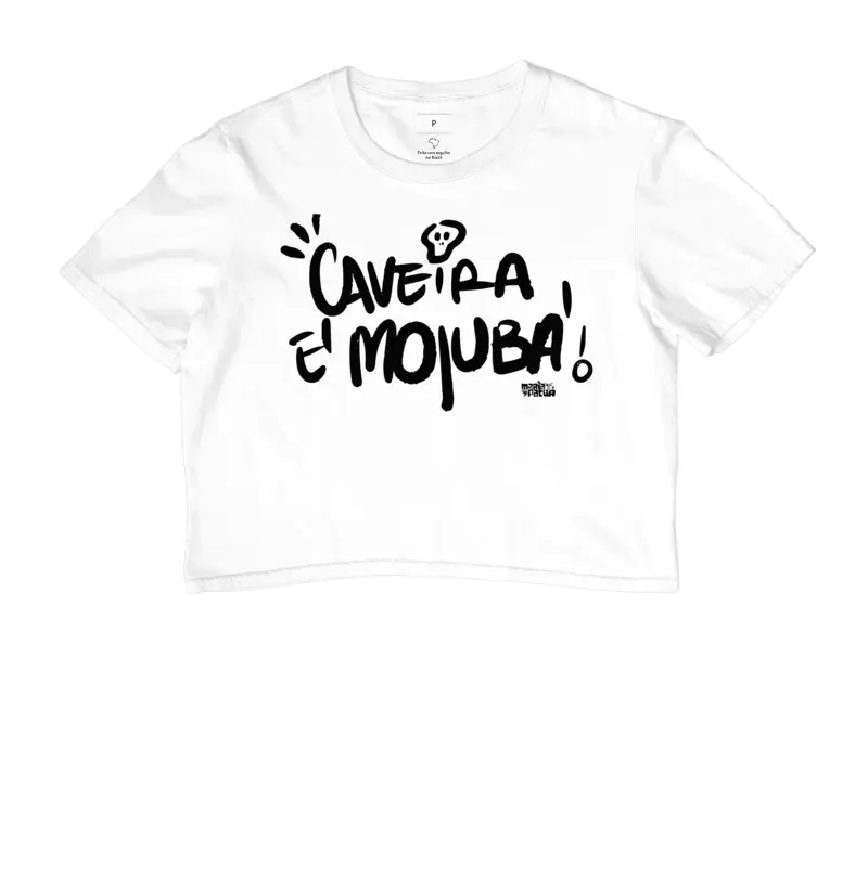 Cropped Caveira é Mojubá Maria Patuá