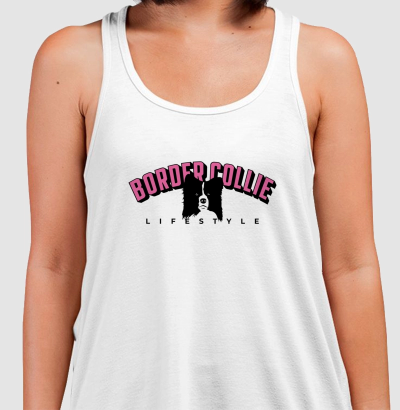 Border Collie Lifestile Rosa Cabeça 