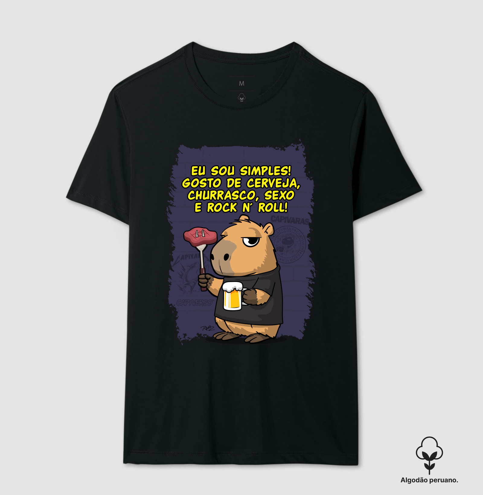 Capivara Rock Simples