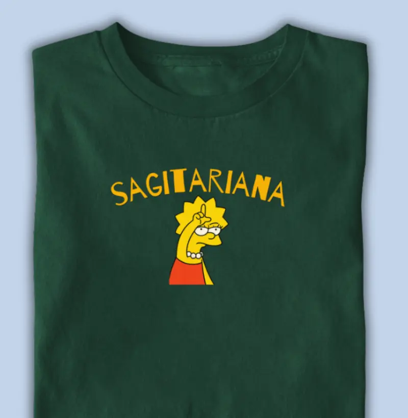 signos - sagitariana - lisa simpson pop art