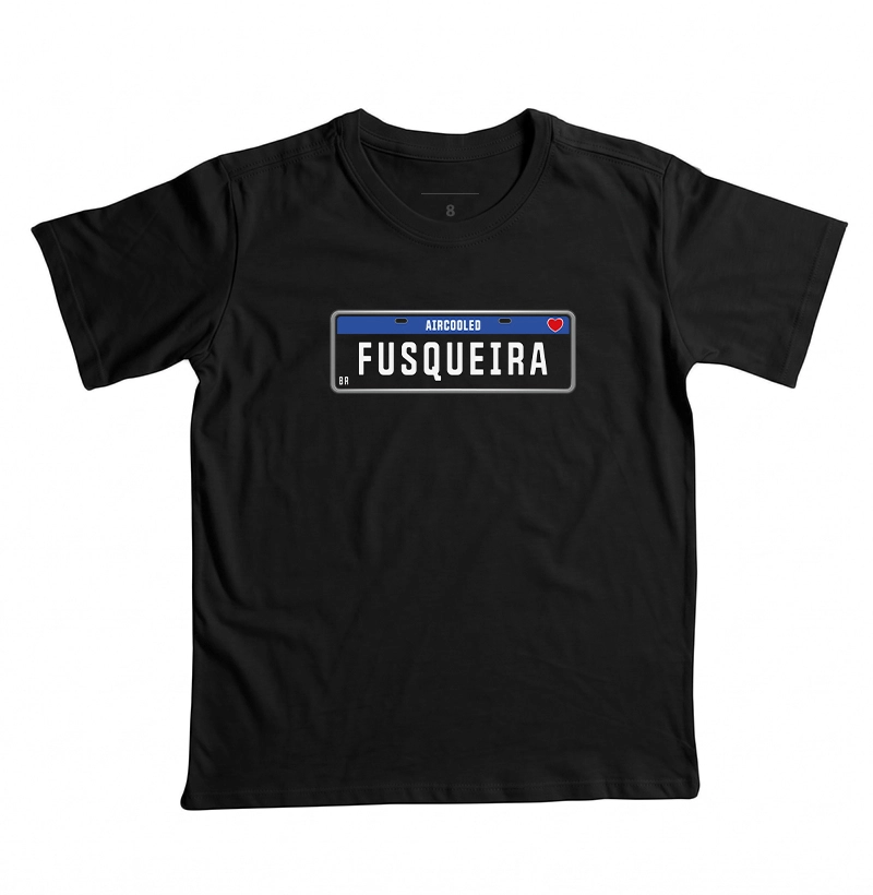 Fusqueira Placa Preta - Camiseta Infantil