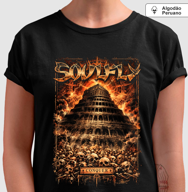 Camiseta Premium - Soulfly