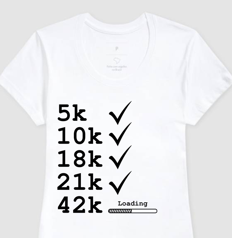 Camiseta 42 km Loading Girl
