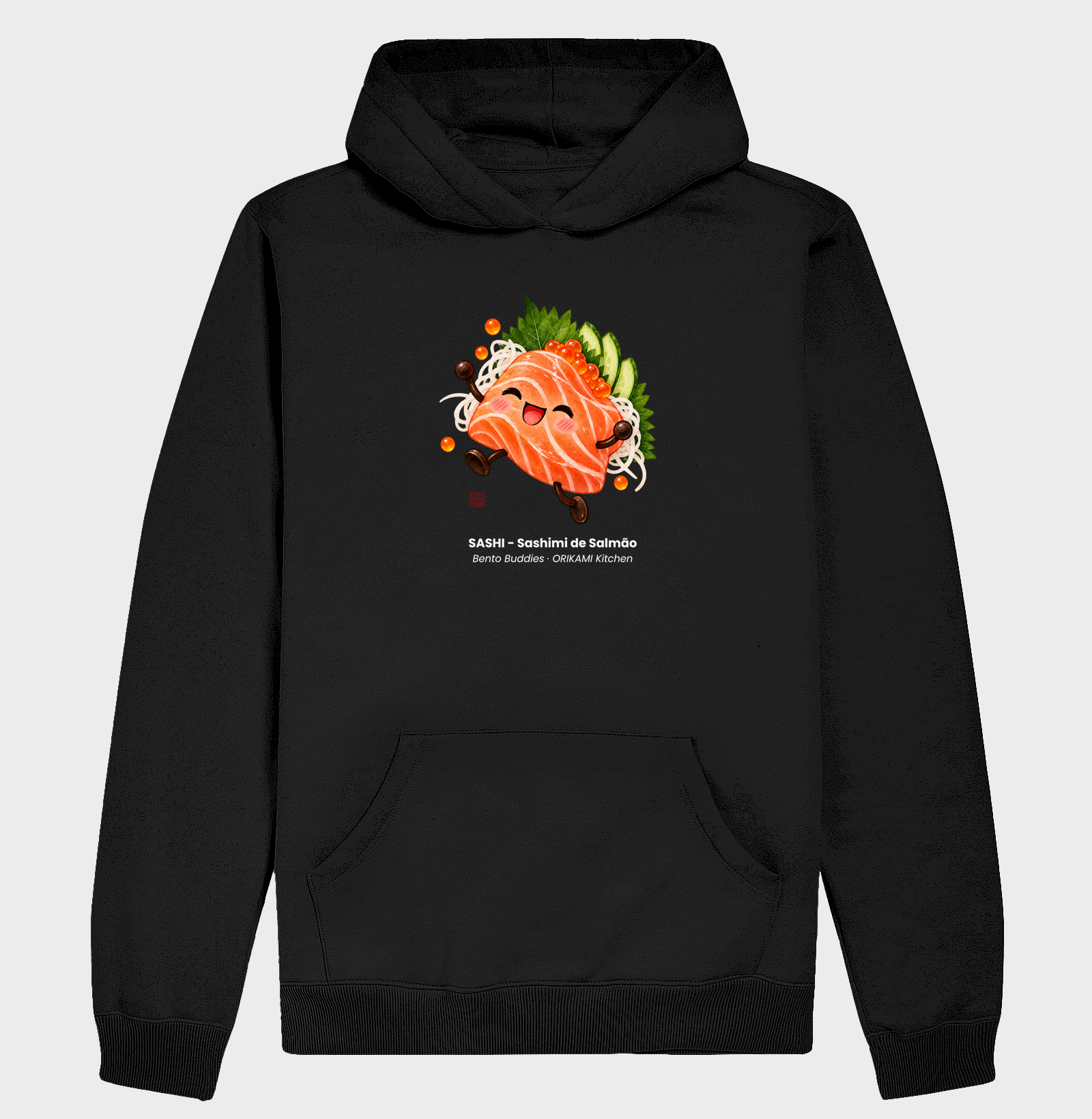 SASHI - Sashimi de Salmão - Hoodie Moletom
