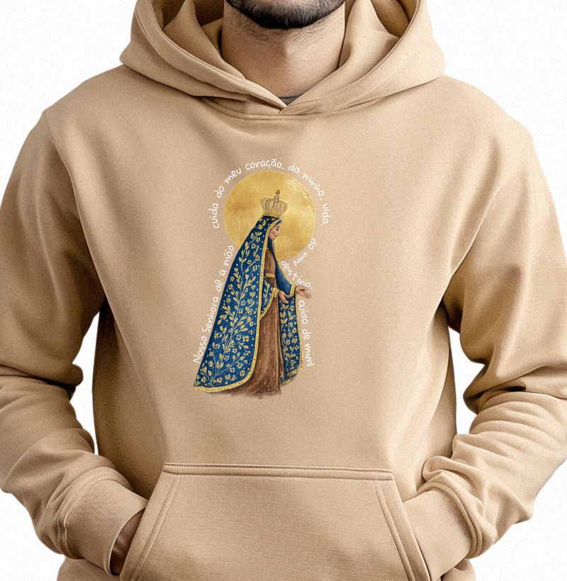 Hoodie Moletom Nossa Senhora Cuida de Mim