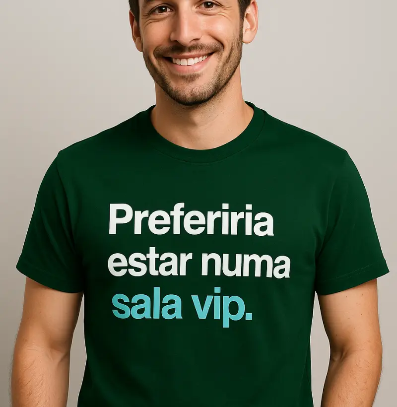 Preferiria estar numa sala vip