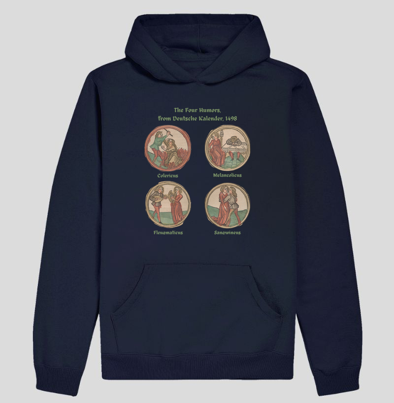 Moletom Hoodie A Ciência dos Humores: Medicina Medieval