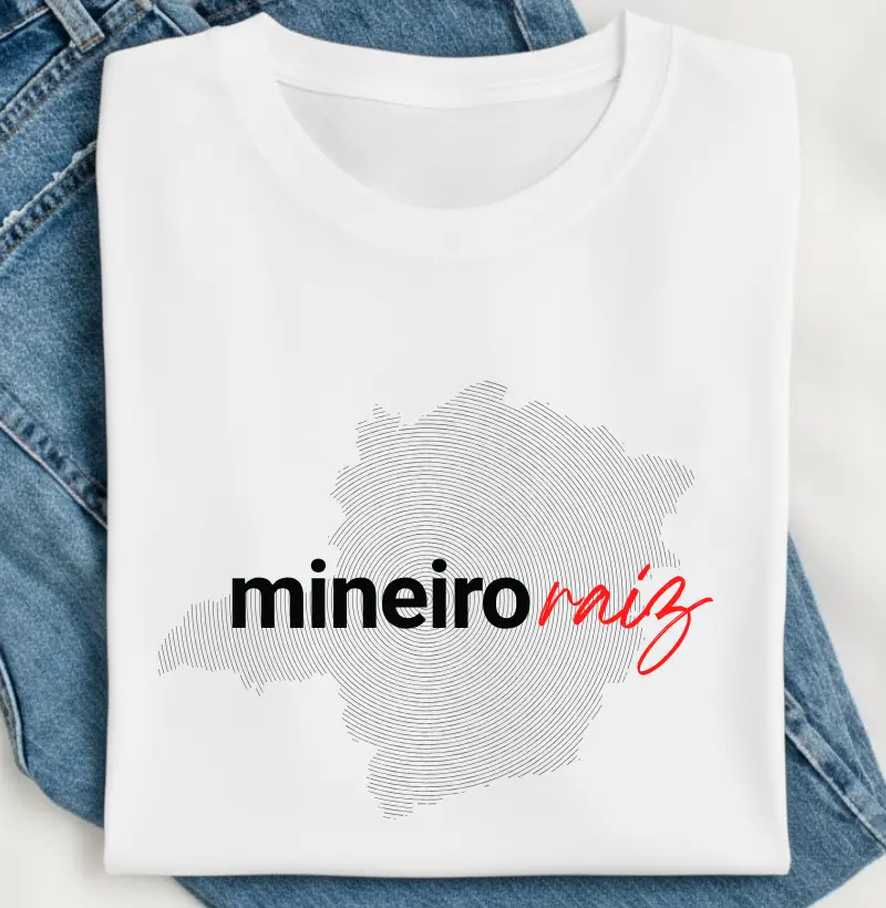 Camiseta Mineiro Raiz | Identidade Mineira | Orgulho das Gerais