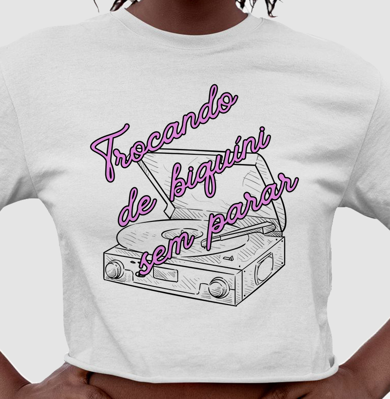 Cropped Trocando de Biquíni