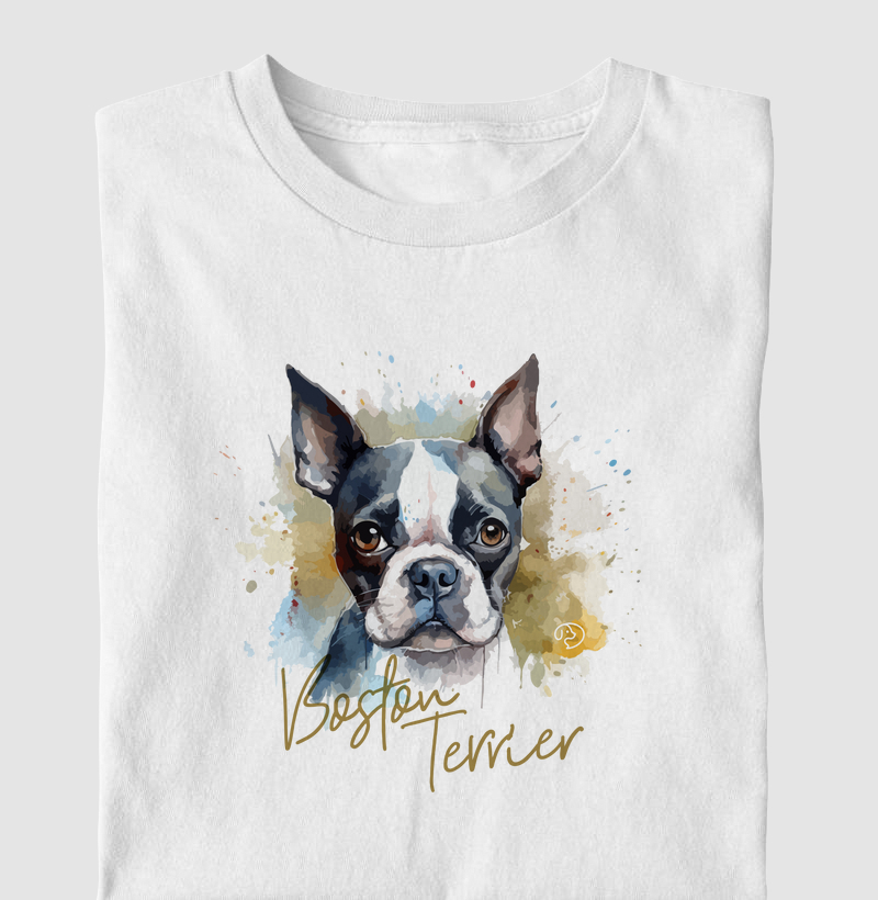 Boston Terrier Splash