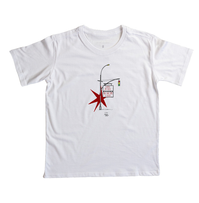 Sempre em frente não temos tempo a perder - Camiseta Infantil