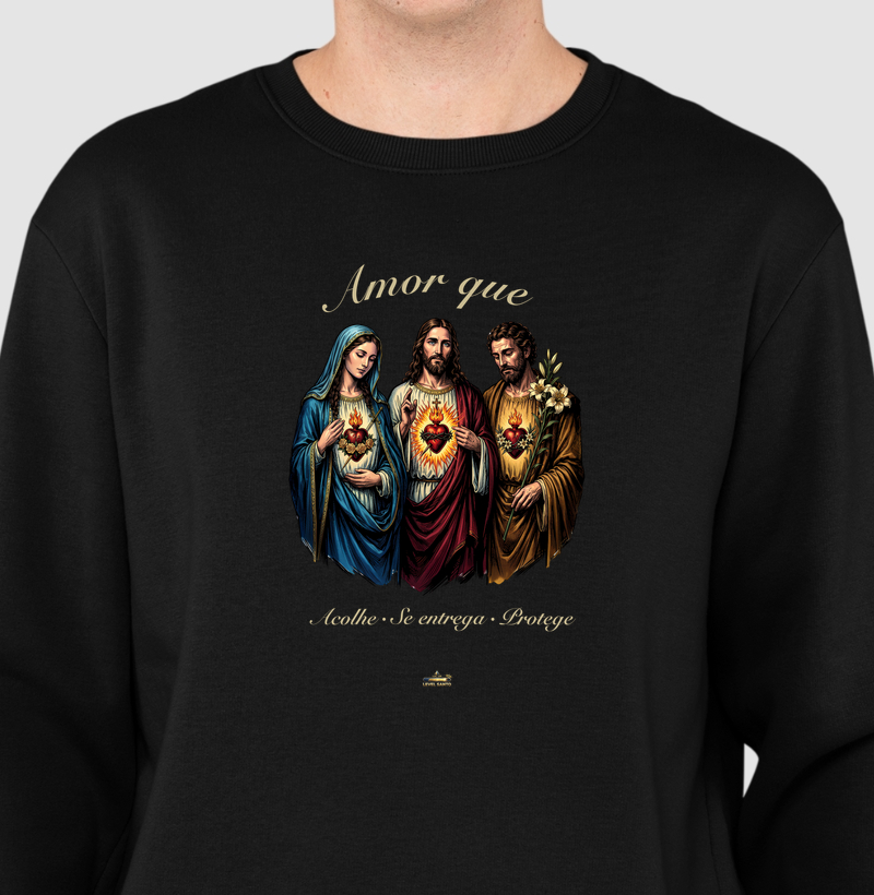 Três Sagrados Corações - Amor que acolhe,se entrega, protege