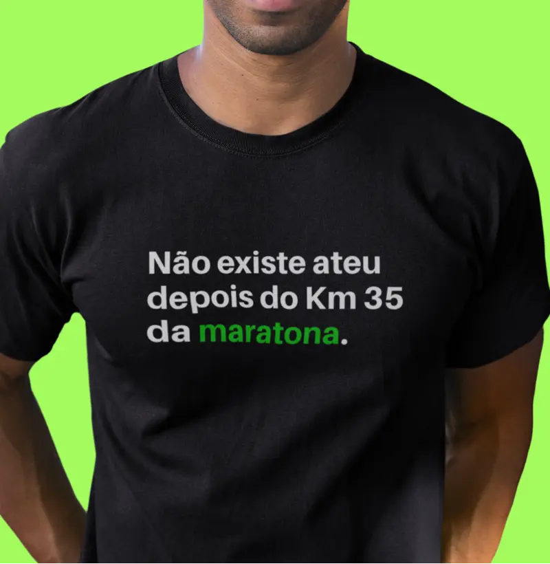 Km 35 de uma maratona
