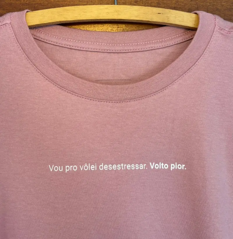 Vou pro vôlei desestressar. Volto pior.