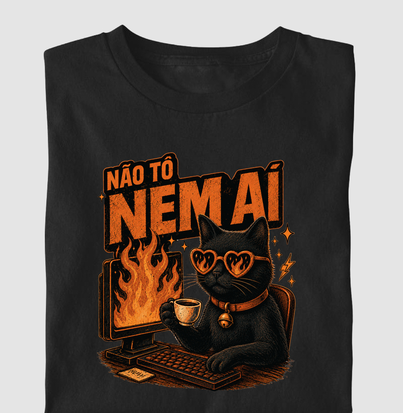 camiseta | não to nem aí