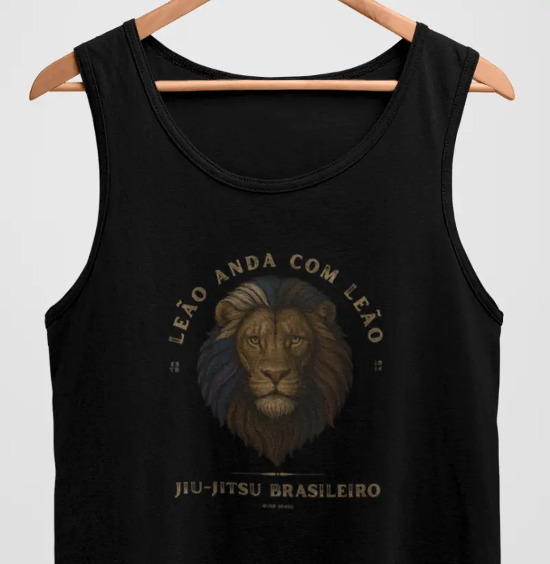 TankTop Leão Anda Com Leão