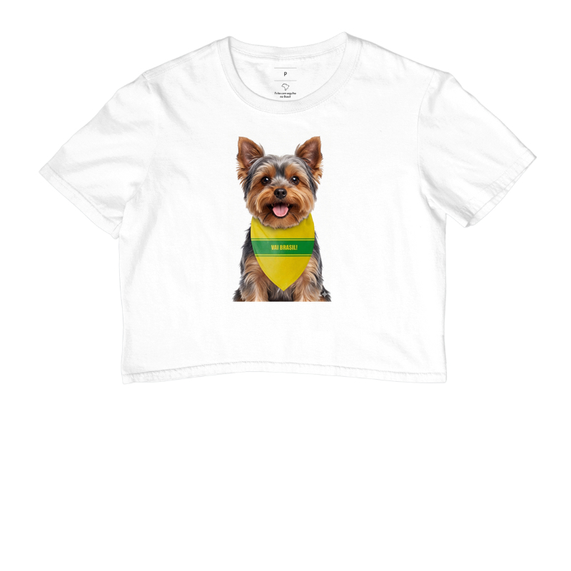 Camiseta Yorkshire Vai Brasil | Copa Pet Edition