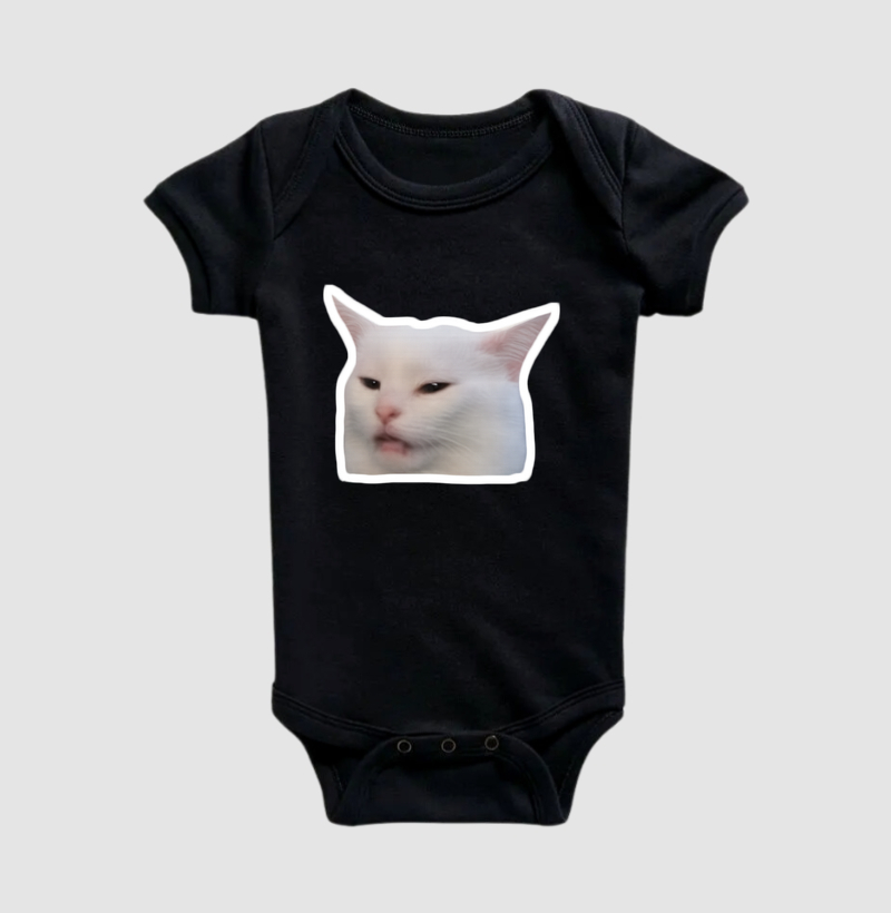 Camiseta Gato Meme Smudge