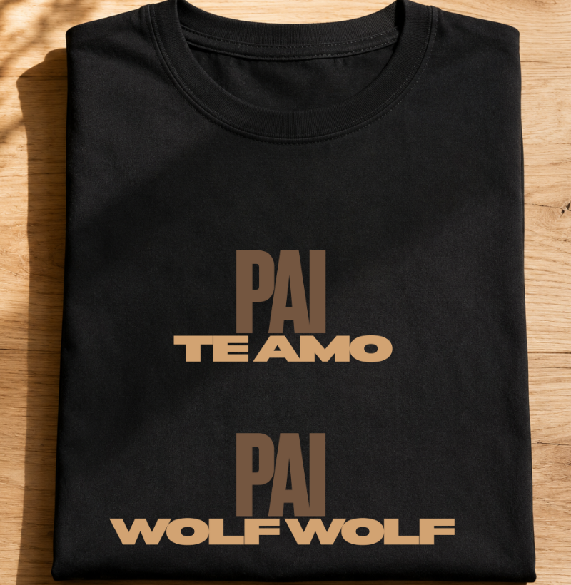 Pai te amo Pai wolf wolf