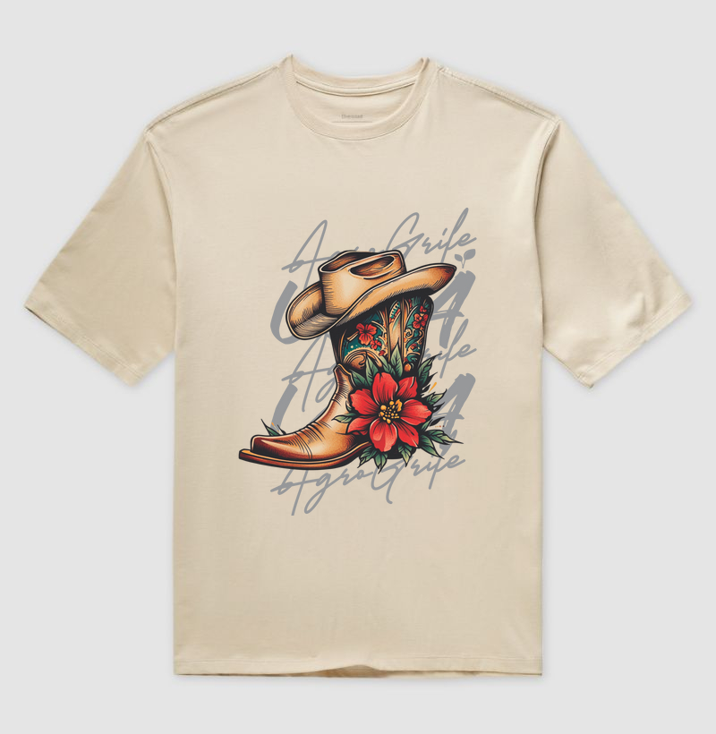 Camiseta Feminina Oversized  AG-01