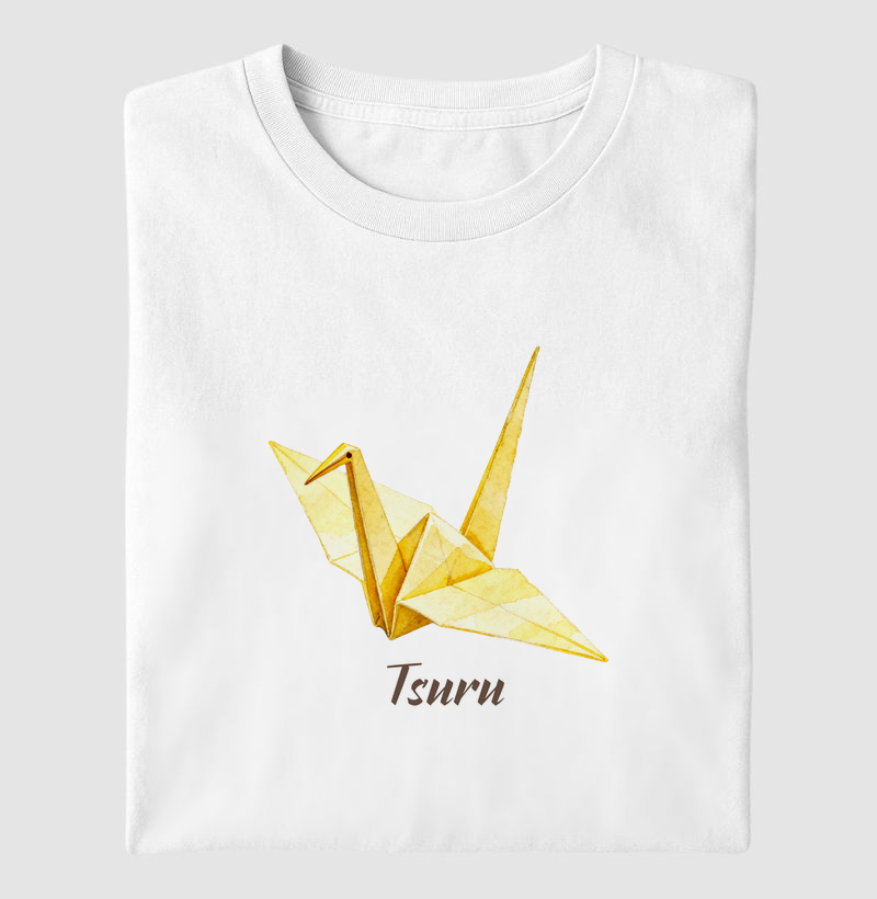 TSURU AQUARELADO AMARELO