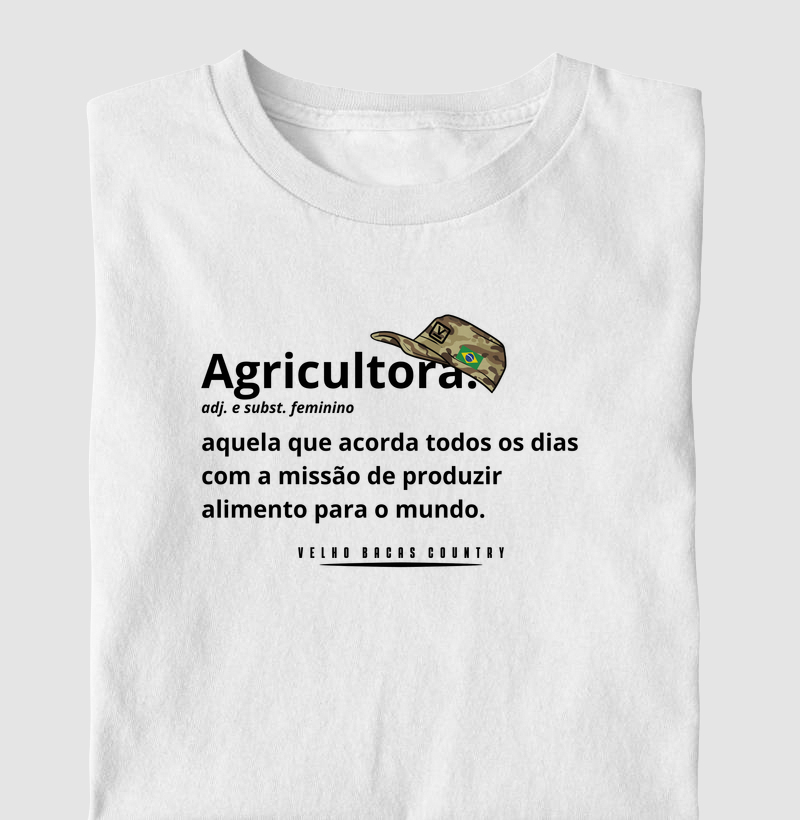 Agricultora (Estampa Boné Camuflado)
