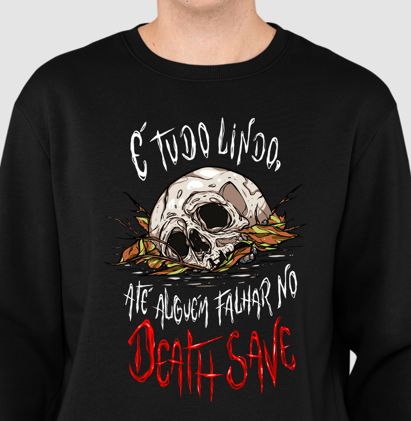 DEATH SAVE MOLETOM SUETER