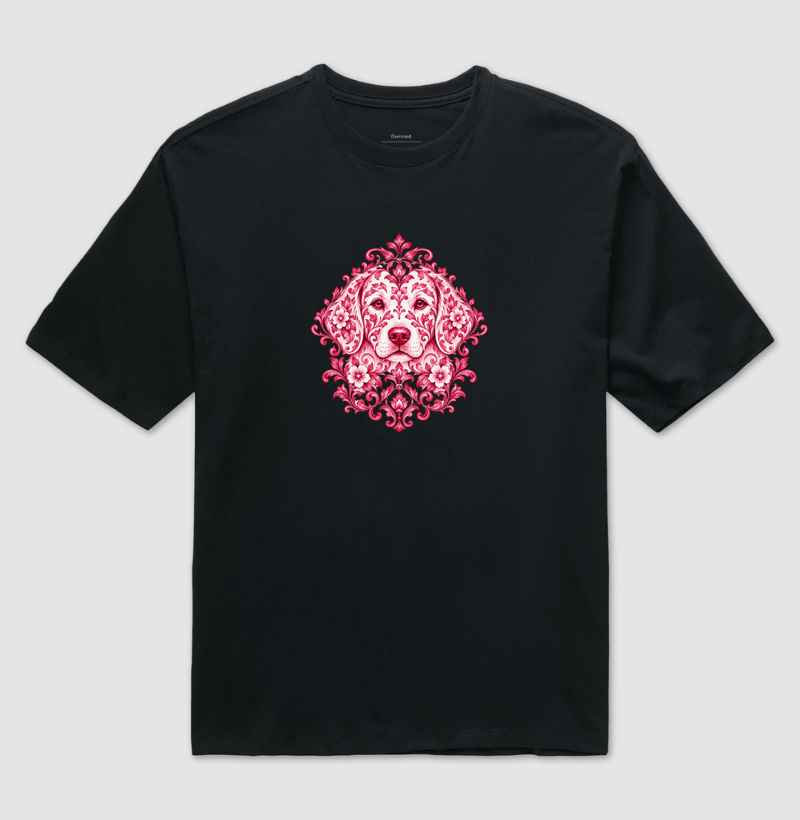 Azulejo Rosa - Camiseta Oversized