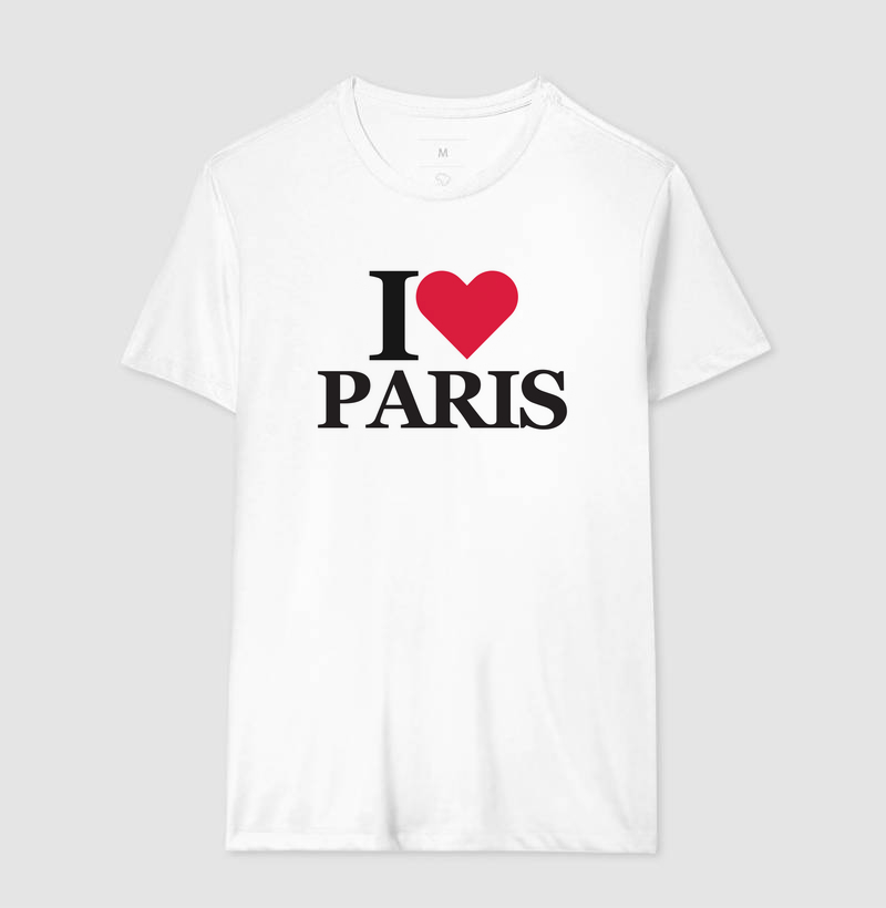 Camiseta Viagem - I Love Paris