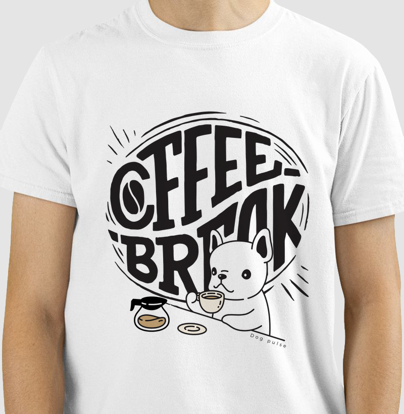 Camiseta Dog Pulse - Coffee Break Dog