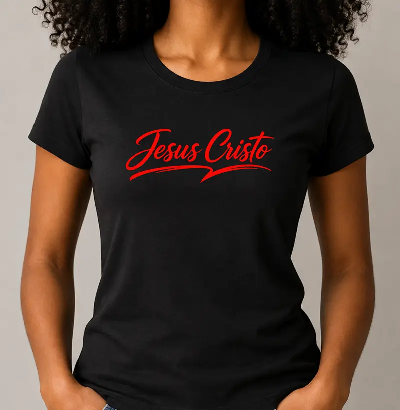 Camiseta Feminina Jesus Cristo Puro - Camiseta